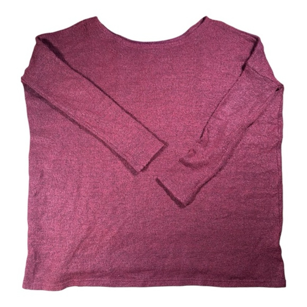 Piko 1988 Oversized Maroon L Slv, Cowl Neck, Sweater Med